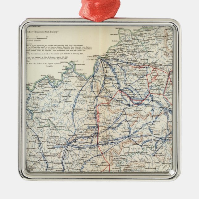 Army of the Cumberland Metal Ornament (Front)