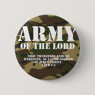 Army of the Lord 2 Inch Round Button