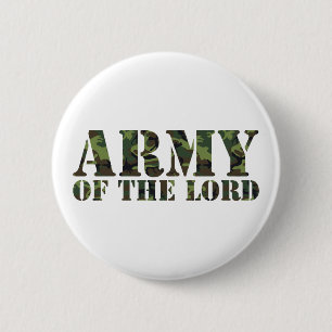 Army Of the Lord 2 Inch Round Button