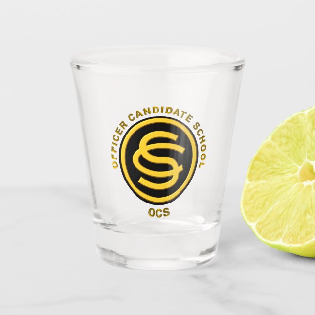 Army Officer Candidate School - OCS Shot Glass (Front)