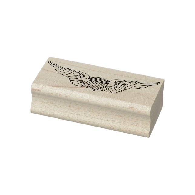 Army Pilot Wings Crafting Rubber Stamp (Stamp)
