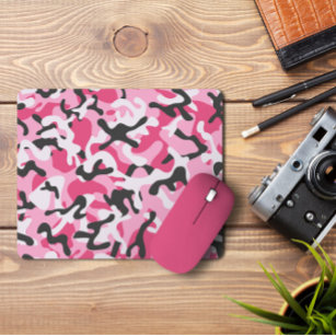Army Pink Forest Camo   Camo Forest Mousepad
