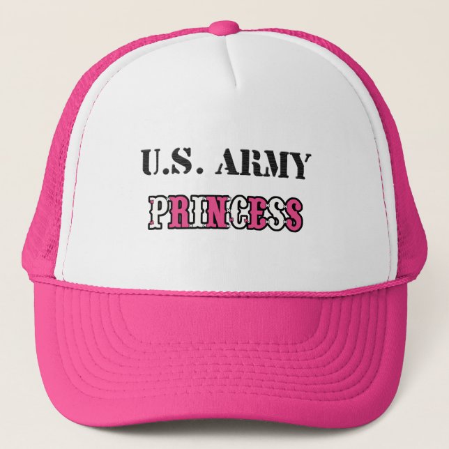 Army princess trucker hat (Front)