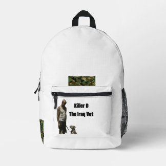 Army Printed Backpack