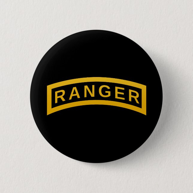 Army RANGER Military Symbol 2 Inch Round Button (Front)