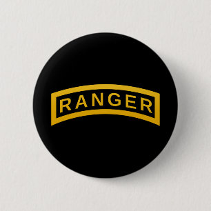 Army RANGER Military Symbol 2 Inch Round Button