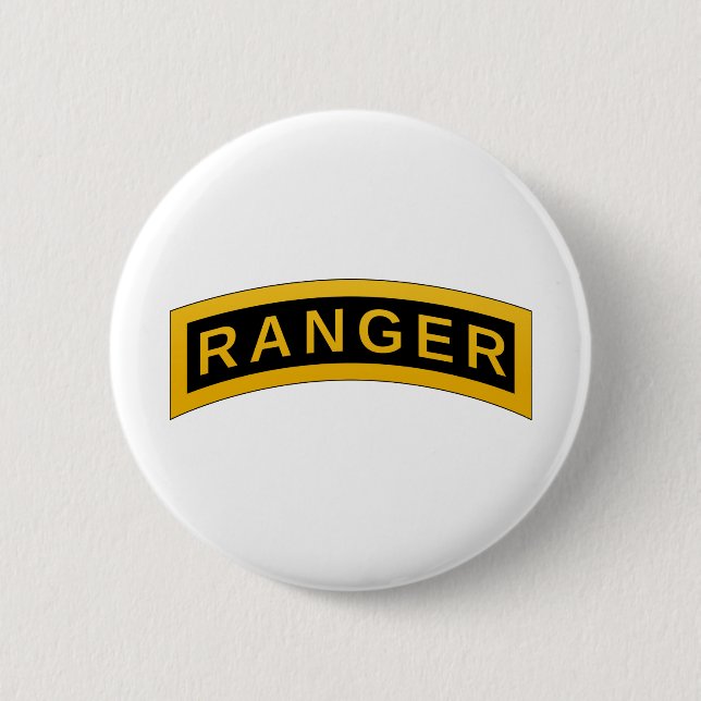Army RANGER Military Symbol 2 Inch Round Button (Front)