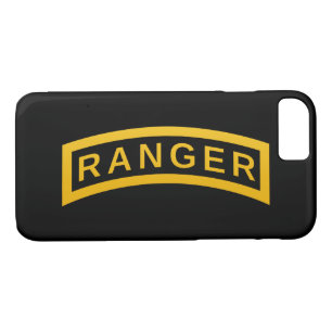 Army RANGER Military Symbol Text Design on black Case-Mate iPhone Case
