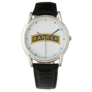 Army RANGER Military Symbol Text Design Watch