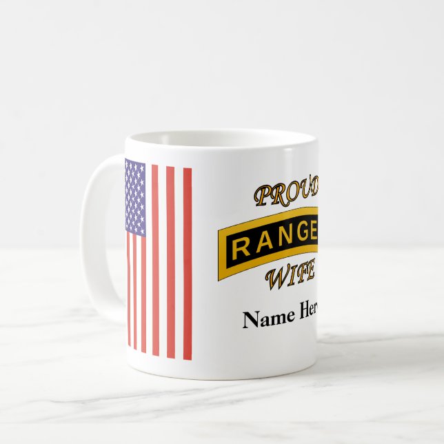 Army Ranger School - Fier Femme - Mug (Devant gauche)
