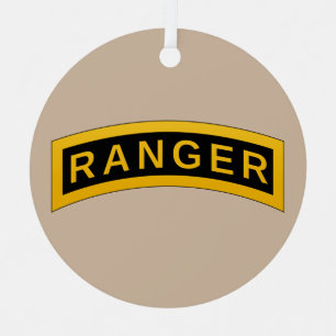 Army Ranger School Tab  Metal Ornament