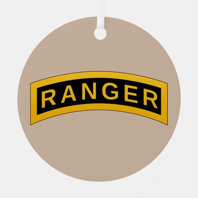 Army Ranger School Tab  Metal Ornament (Front)