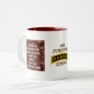Army Ranger School Tab - We Survived - Victory Mug