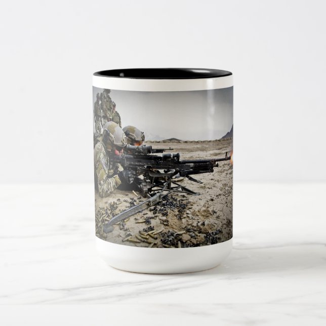 Army Rangers Lead the Way - Two-Tone Mug (Center)