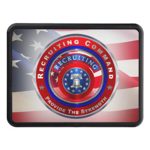 Army Recruiting Command “Provide The Strength”   Trailer Hitch Cover