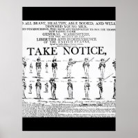 Army recruiting notice used during the period of t