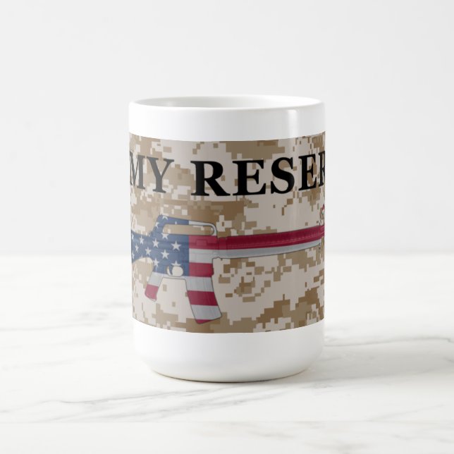 Army Reserve M16 Coffee Mug Tan (Center)