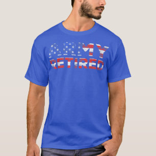 Army Retired Military U T-Shirt