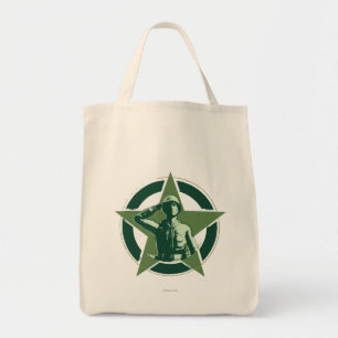 Army Sarge Salutes Tote Bag
