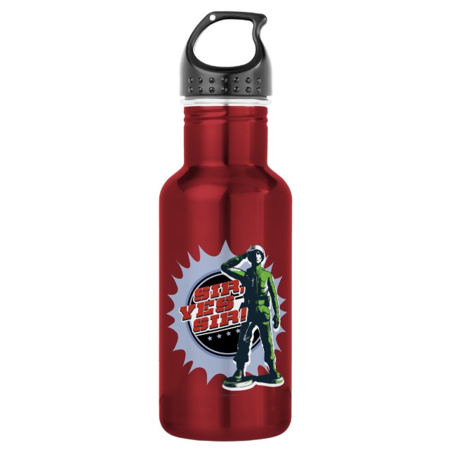 Army Sarge: Sir, Yes Sir! 532 Ml Water Bottle (Front)