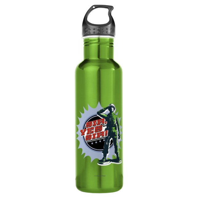 Army Sarge: Sir, Yes Sir! 710 Ml Water Bottle (Front)