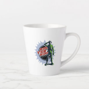 Army Sarge: Sir, Yes Sir! Latte Mug