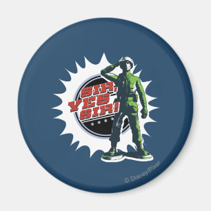Army Sarge: Sir, Yes Sir! Magnet