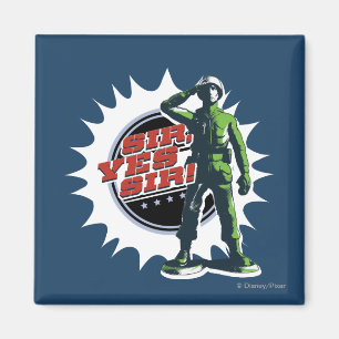 Army Sarge: Sir, Yes Sir! Magnet