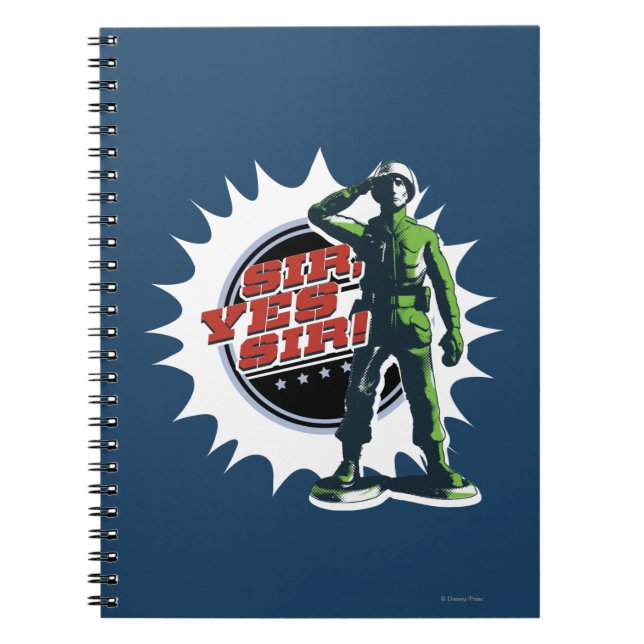Army Sarge: Sir, Yes Sir! Notebook (Front)