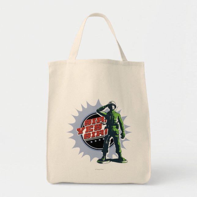 Army Sarge: Sir, Yes Sir! Tote Bag (Front)