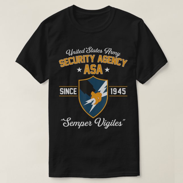 Army Security Agency T-Shirt (Design Front)