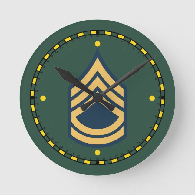 Army Sergeant First Class Clock (Front)