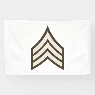 Army Sergeant rank Banner
