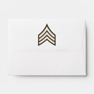 Army Sergeant rank Envelope