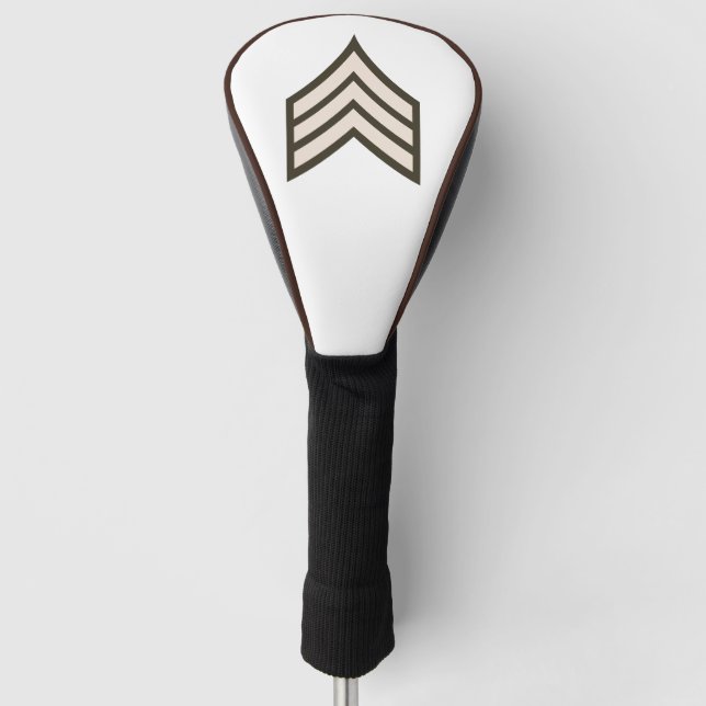 Army Sergeant rank Golf Head Cover (Front)