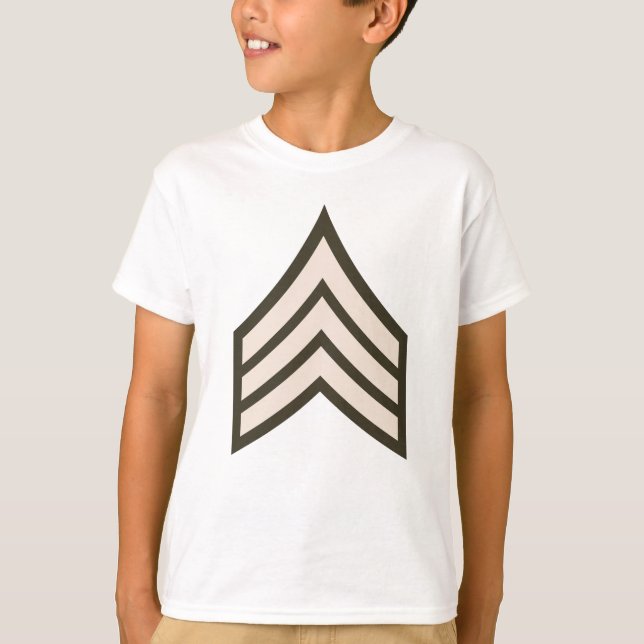 Army Sergeant rank T-Shirt (Front)