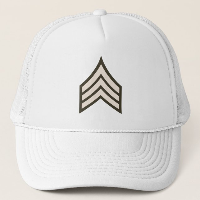 Army Sergeant rank Trucker Hat (Front)