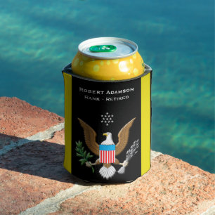Army Service Patriotic personalized Can Cooler
