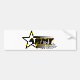 Army Sister Bumper Sticker