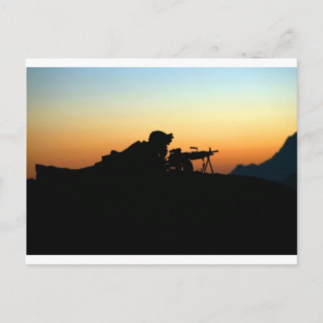 ARMY SNIPER POSTCARD (Front)