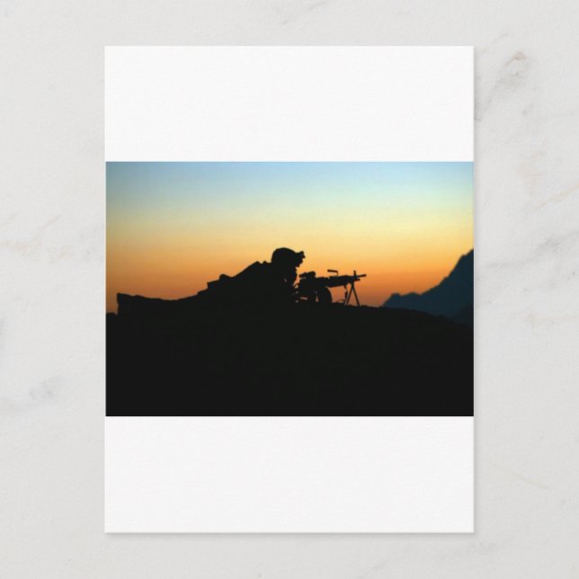 ARMY SNIPER POSTCARD (Front)