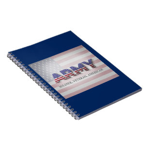 Army “Soldier, Veteran, American” Notebook