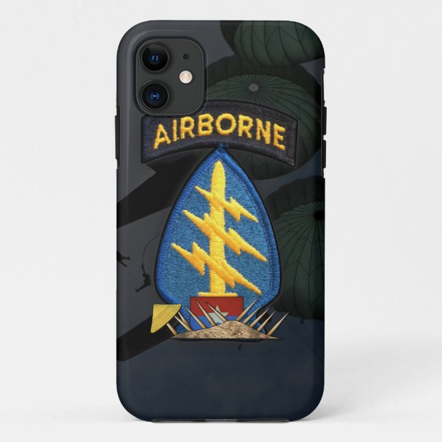Army special forces green berets nam Case-Mate iPhone case (Back)