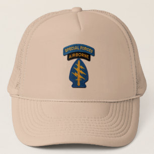 army special forces green berets SFG veterans vets Trucker Hat