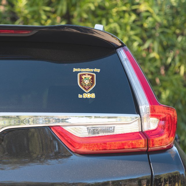 Army Special Forces MAC-V-SOG contour stickers. St (Car Side)
