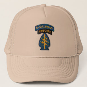 army special forces veterans patch hat