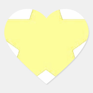 army star heart sticker