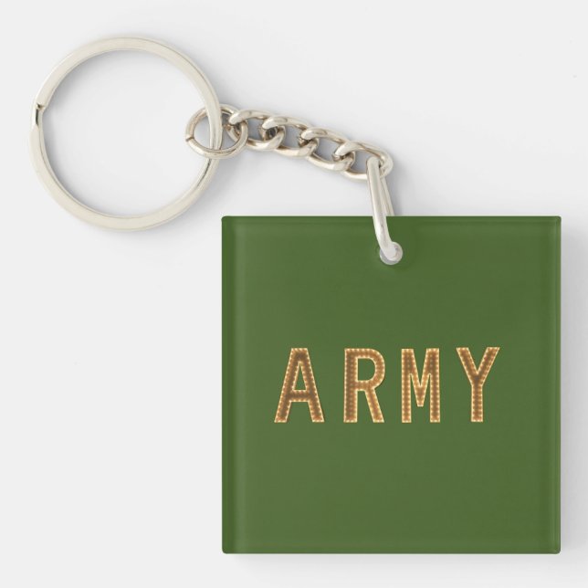 Army Strength Keychain (Front)