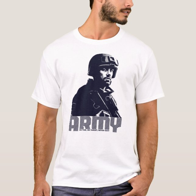 Army – Strength Precision and Dedication T-Shirt (Front)