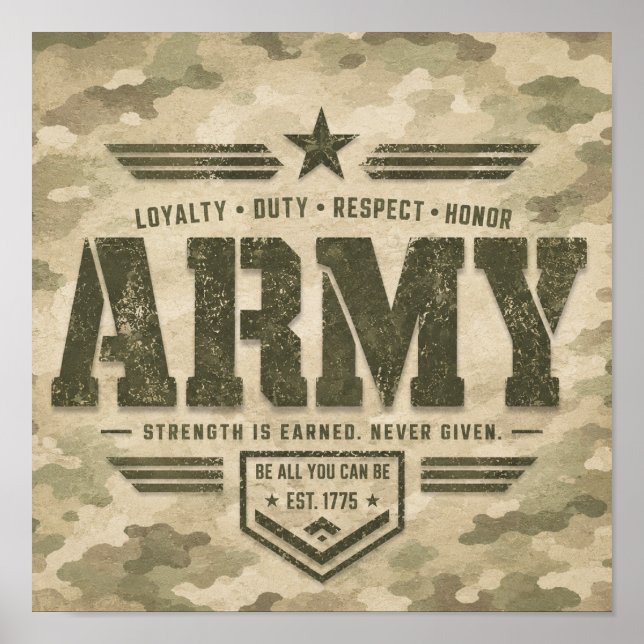 ARMY STRONG POSTER (Front)